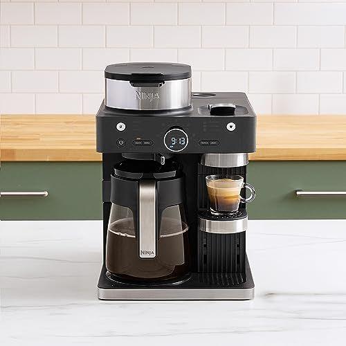 Ninja CFN601 Sistema Barista de Espresso e Café, 12 Xícaras, Preto